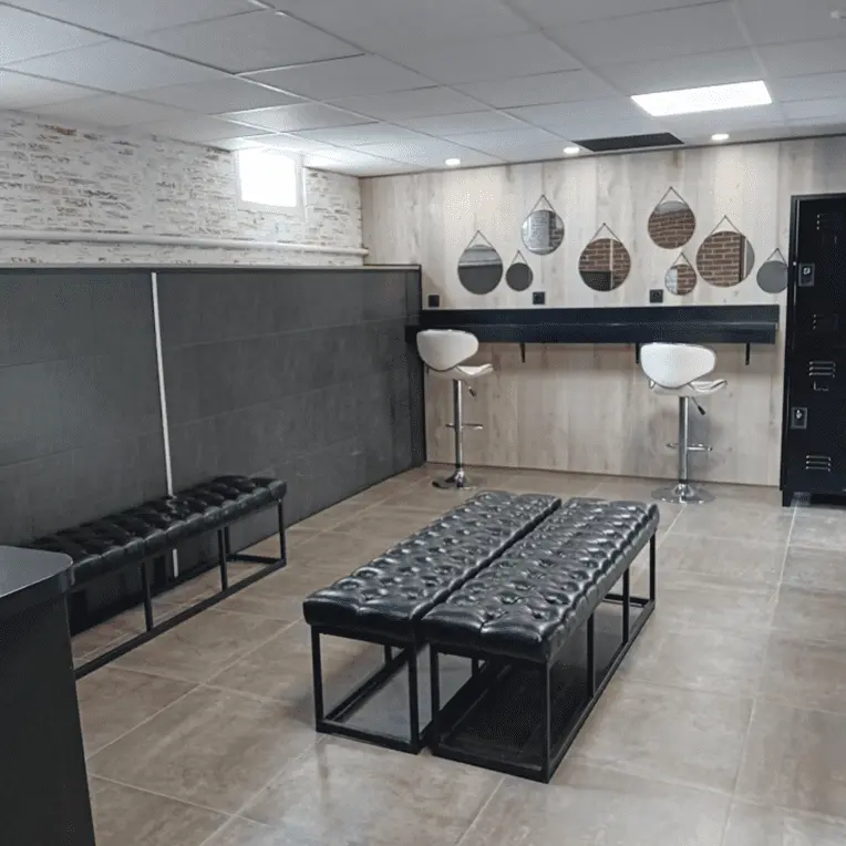 Vue vestiaire